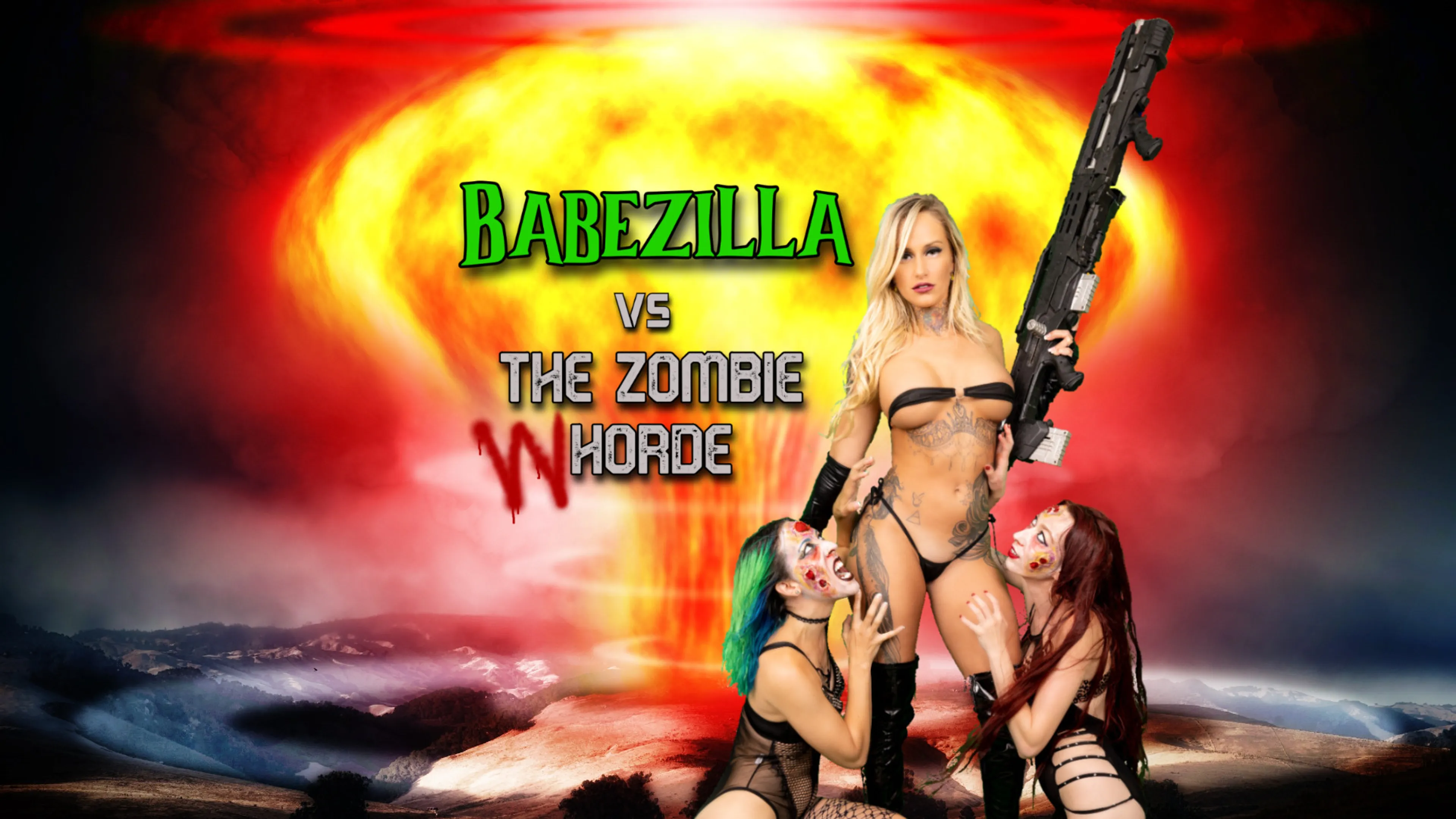 Babezilla vs the Zombie Whorde poster